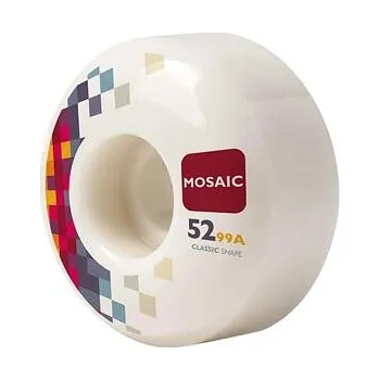 Kolečko na skateboard Mosaic kolečka Rutor CS 52 mm | Bílá | Velikost skate 52 mm