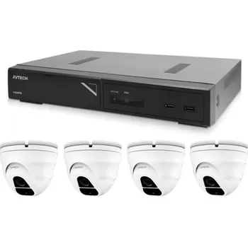 Kompletní kamerový systém Kamerový systém AVTECH set 1 x AVTECH NVR AVH1109 + 4 x 2MPX IP Dome kamera AVTECH DGM2203ASVSEP + 4 x Kabel UTP 1 x