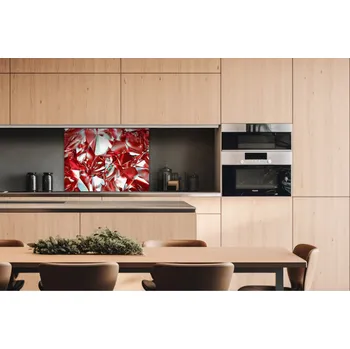 Stavebniny DIMEX | Dibond za kuchyňskou linku DBW-08060-071 | 80 x 60 cm | Červený krystal + Dibond deska za kuchyňskou linku DIMEX v rozměru 80 x 60 cm, motiv Červený krystal