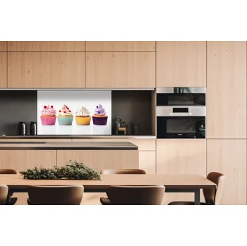 Obklad DIMEX | Dibond za kuchyňskou linku DBW-10060-232 | 100 x 60 cm | Cupcaky + Dibond deska za kuchyňskou linku DIMEX v rozměru 100 x 60 cm, motiv Cupcaky