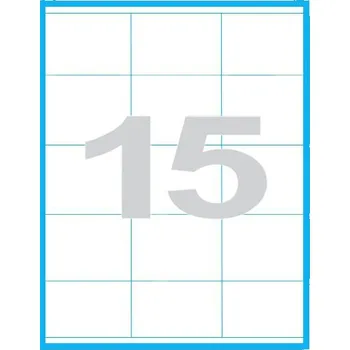 Speciální papír Etikety MP print samolepící A4, 70x50,8 mm, 15ks/arch, 100 archů, reflexní růžové
