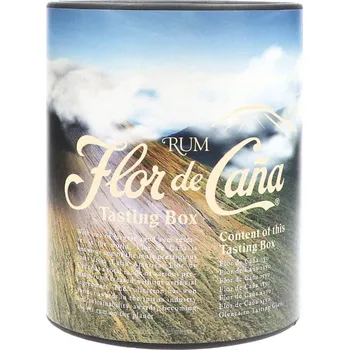 Rum Flor de Caña Tasting Box 6×0,025l + 1x sklo GB