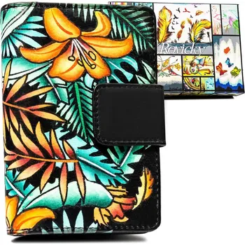 Peněženka Velká, vertikální dámská peněženka z přírodní kůže Barva (Varianta): 20