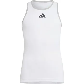 Dětská móda Dětské Tílko ADIDAS G CLUB TANK HS0566 – Bílá 140