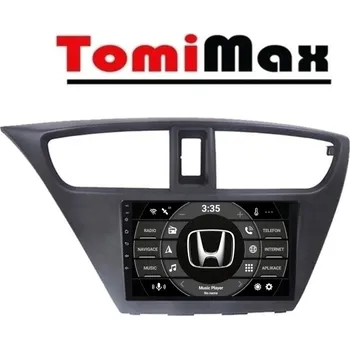 Autorádio TomiMax Honda Civic Android 14 autorádio s WIFI, GPS, USB, BT HW výbava: 2K 2000x1200px 8 Core 4GB+64GB - pouze displej D, Velikost obrazovky: Dotyková obrazovka: 9"