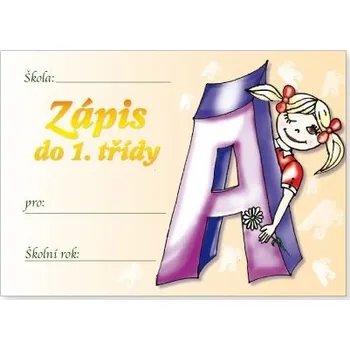 Umělecký papír Zápis do 1. třídy, OP1765