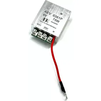 Relé Regulátor (relé) dynama 6V/75W AEV s ukostřením +