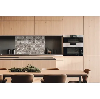 Obklad DIMEX | Dibond za kuchyňskou linku DBW-10060-242 | 100 x 60 cm | Vintage béžové kachličky + Dibond deska za kuchyňskou linku DIMEX v rozměru 100 x 60 cm, motiv Vintage béžové kachličky