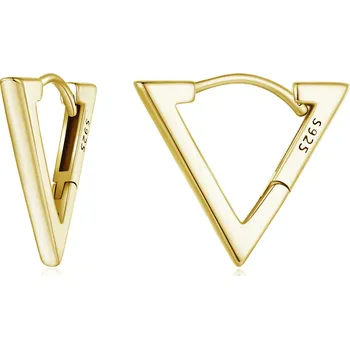 Náušnice Olivie Stříbrné náušnice TROJÚHELNÍK GOLD 8643 Ag 925; ≤2,0 g.