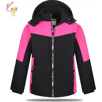 Dívčí bunda Dívčí zimní bunda Kugo BU617 černá / růžová