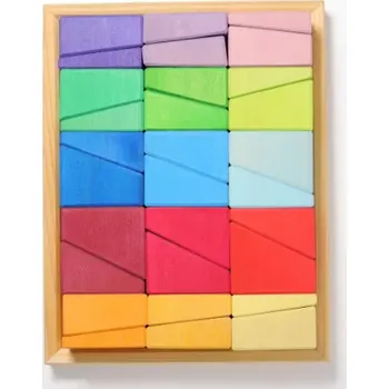 Dřevěná hračka Grimm's Šikmé kostky