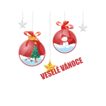 Nášivka NAŽEHLOVAČKA - VESELÉ VÁNOCE koule