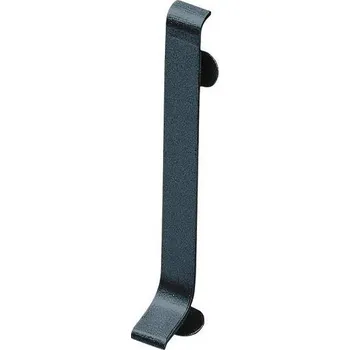 soklová lišta NOVÁK Spojka pro lištu 60mm lakovaná antracit matný, 2ks AASE 60-SP-A/RAL7016M