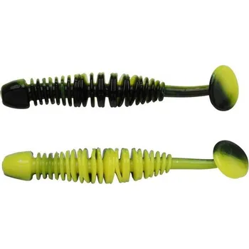 Berkley Gumová Nástraha PowerBait Power Leech Black Sunshine Yellow - 5 cm 12 ks