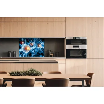 Obklad DIMEX | Dibond za kuchyňskou linku DBW-08060-238 | 80 x 60 cm | Nervové synapse + Dibond deska za kuchyňskou linku DIMEX v rozměru 80 x 60 cm, motiv Nervové synapse