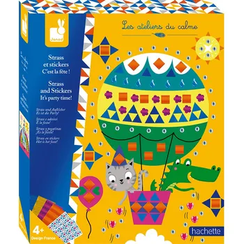 Janod Party štrasové kamínky a nálepky Atelier Sada Maxi 4+