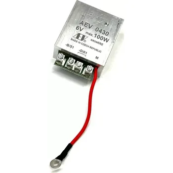 Relé Regulátor (relé) dynama 6V/100W AEV s ukostřením +