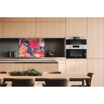 Stavebniny DIMEX | Dibond za kuchyňskou linku DBW-08060-178 | 80 x 60 cm | Květinové zátiší + Dibond deska za kuchyňskou linku DIMEX v rozměru 80 x 60 cm, motiv Květinové zátiší