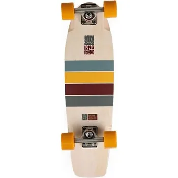 Longboard Long island longboard Stripe 7,5" | Černá | Velikost skate 7,5"