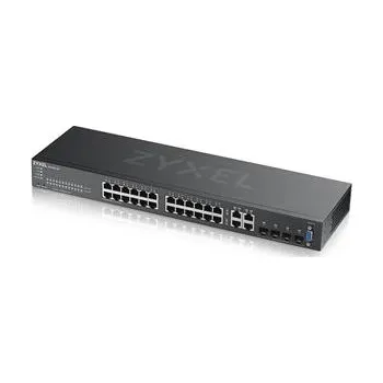 Switch Zyxel GS2220-28 28-port L2 Managed Gigabit Switch, 24x gigabit RJ45, 4x gigabit RJ45/SFP