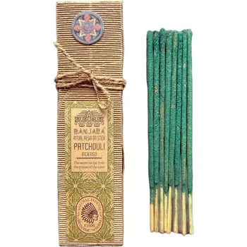 Vonná tyčinka Banjara Vonné tyčinky Rituální pryskyřičné Patchouli (pačuli), 8 ks