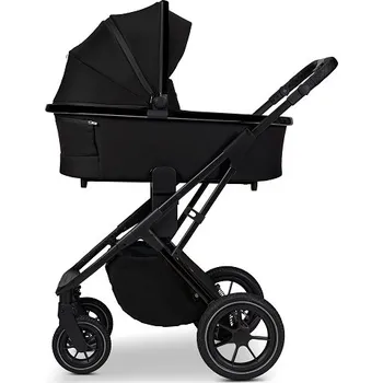Kočárek MOON kombinovaný kočárek PIÚ 2025 Black Chrome/Onyx Black