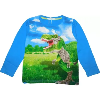 Chlapecké tričko dl.r. Kugo DT9363 světle modré