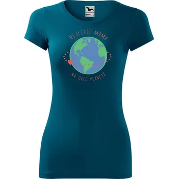 DOBRÝ TRIKO Dámské tričko Nejlepší máma Velikost: 2XL, Barva: Petrolejová