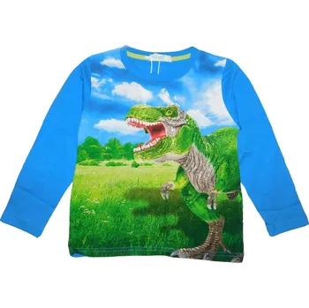 Chlapecké tričko dl.r. Kugo DT9363 světle modré