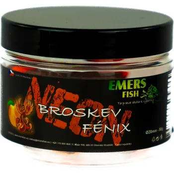 Boilies Emersfish Boilie Neonky Broskev Fénix 50 g - 16 mm