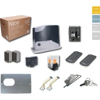 NICE S.p.A. ROBUS400BDKCE - sada RB400 pro posuvné brány do 400kg s fotobuňkami