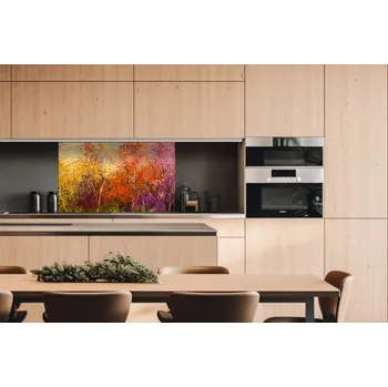 Obklad DIMEX | Dibond za kuchyňskou linku DBW-10060-211 | 100 x 60 cm | Barevné květinové pozadí + Dibond deska za kuchyňskou linku DIMEX v rozměru 100 x 60 cm, motiv Barevné květinové pozadí