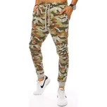 Pánské teplákové kalhoty vzor maskáč UX3333 Barva: Maskáčová, Velikost: L