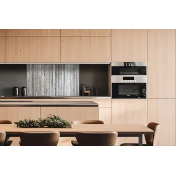 Obklad DIMEX | Dibond za kuchyňskou linku DBW-10060-291 | 100 x 60 cm | Stará vybledlá prkna + Dibond deska za kuchyňskou linku DIMEX v rozměru 100 x 60 cm, motiv Stará vybledlá prkna