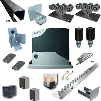 Sada pro posuvnou samonosnou bránu do šíře 6,5m - 350kg - C94x85Zn - Robus600kit