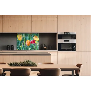 Obklad DIMEX | Dibond za kuchyňskou linku DBW-08060-122 | 80 x 60 cm | Jarní kvítí + Dibond deska za kuchyňskou linku DIMEX v rozměru 80 x 60 cm, motiv Jarní kvítí