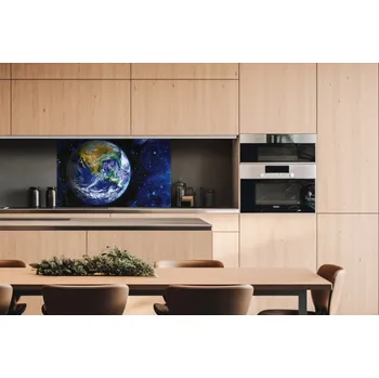 Obklad DIMEX | Dibond za kuchyňskou linku DBW-10060-230 | 100 x 60 cm | Zeměkoule + Dibond deska za kuchyňskou linku DIMEX v rozměru 100 x 60 cm, motiv Zeměkoule