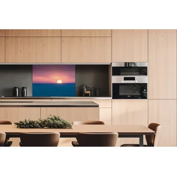 Obklad DIMEX | Dibond za kuchyňskou linku DBW-08060-138 | 80 x 60 cm | Východ slunce + Dibond deska za kuchyňskou linku DIMEX v rozměru 80 x 60 cm, motiv Východ slunce