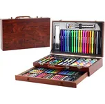 LEAN Toys Umělecká sada v dřevěném…