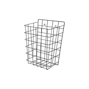 Odpadkový koš Sanela Ocelový závěsný drátěný koš SLZN 40V