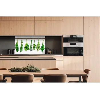 Obklad DIMEX | Dibond za kuchyňskou linku DBW-10060-007 | 100 x 60 cm | Bylinky + Dibond deska za kuchyňskou linku DIMEX v rozměru 100 x 60 cm, motiv Bylinky