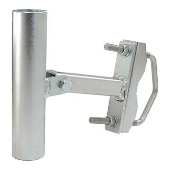 Anténní držák CONSOLE Držák antény jednoramený UNI V+H 15cm s pásem + třmen, trubka 35/2mm, zinek Galva