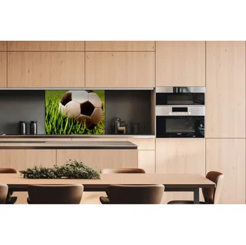 Obklad DIMEX | Dibond za kuchyňskou linku DBW-08060-038 | 80 x 60 cm | Fotbalový míč + Dibond deska za kuchyňskou linku DIMEX v rozměru 80 x 60 cm, motiv Fotbalový míč