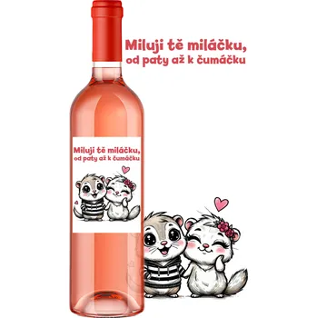 Víno Miluji tě miláčku, od paty až k čumáčku - z čerstvých jahod 11,5% alk. | Rybízák.cz z čerstvých jahod 11,5% alk.