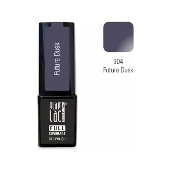 Umělé nehty GlamLac Gel lak fialový - 304 Future Dusk 6 ml