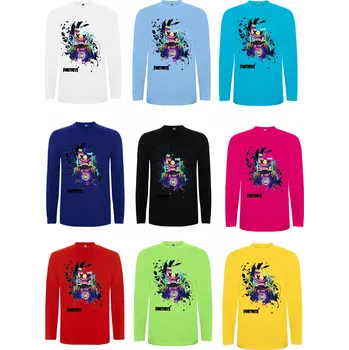 Chlapecké tričko Tričko s dlouhým rukávem Fortnite Barva: Námořnická modrá/Navy, Velikost: XXL