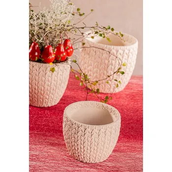 Obal na květináč Paramit TAHITI Obal na květináč 11 cm krémová