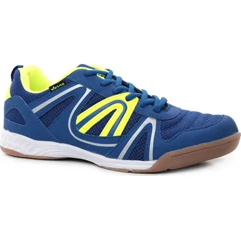 Pánská sálová obuv LICO fit indoor 350045 blau/lemon, sálová obuv vel.43