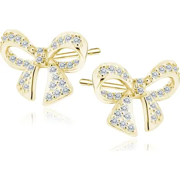 Náušnice Olivie Stříbrné náušnice MAŠLE GOLD 9192 Ag 925; ≤1,6 g.