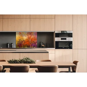 Obklad DIMEX | Dibond za kuchyňskou linku DBW-08060-211 | 80 x 60 cm | Barevné květinové pozadí + Dibond deska za kuchyňskou linku DIMEX v rozměru 80 x 60 cm, motiv Barevné květinové pozadí